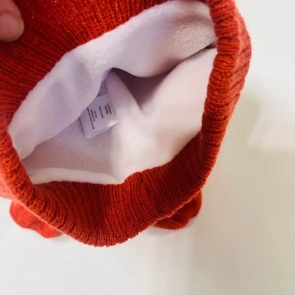 Snuggle Buds Infant‎ Hat & Thumbless Mitten Set Knitted Cute Baby Fox Hat 0-12m